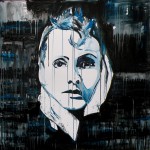 GRETA, mixed media on canvas, 100x100 cm (2012)